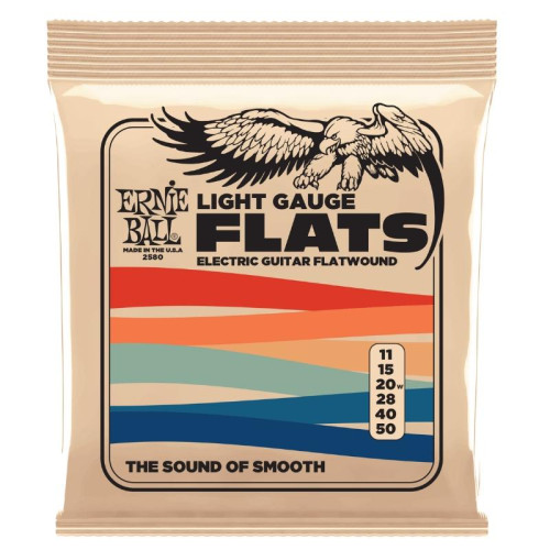 Ernie Ball 2580 Flats Stainless Steel 011-050