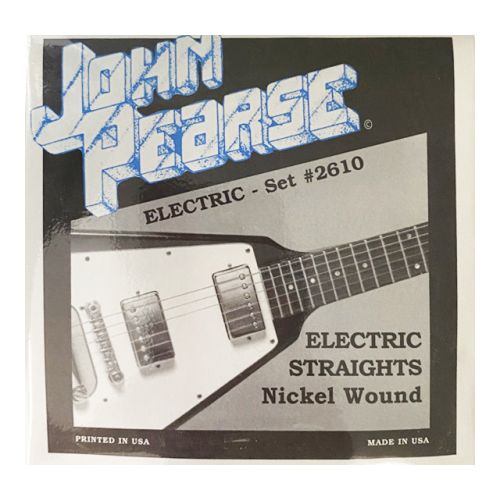 John Pearse 2610 Electric Straights 11-50 Pure Nickel Wound