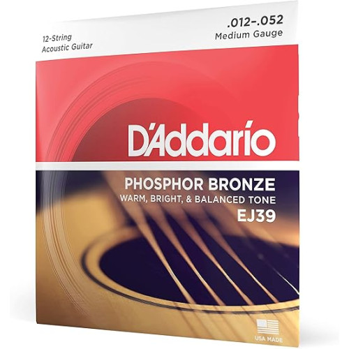 D'ADDARIO EJ-39 MEDIUM 12STRING