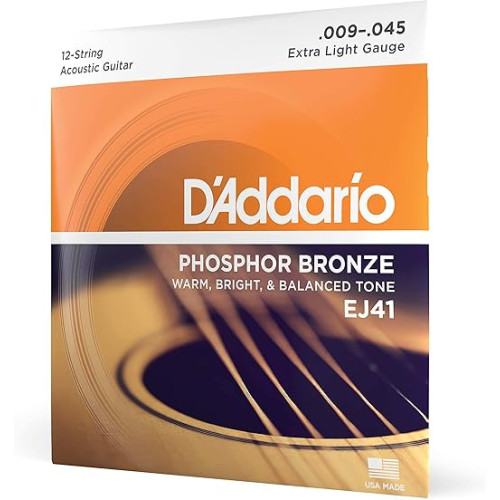 D'ADDARIO EJ-41 EXTRA LIGHT 12STRING